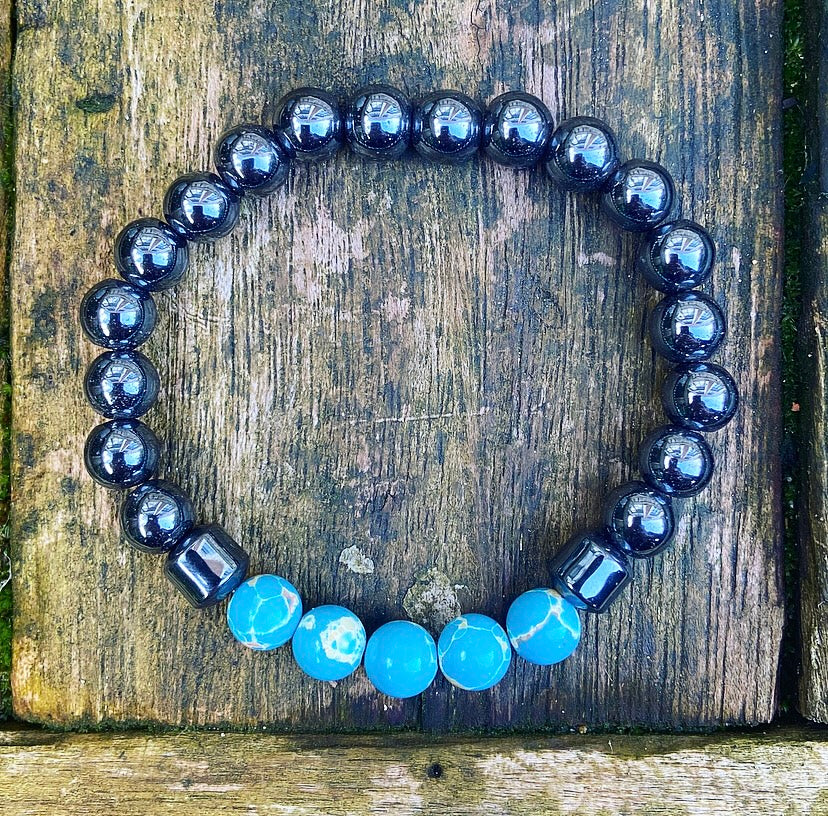 Hematiet Armband "Negatieve Energie Afvoeren"