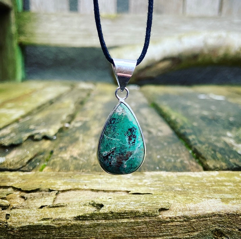 Chrysocolla hanger "ENERGIE DOSEREN"