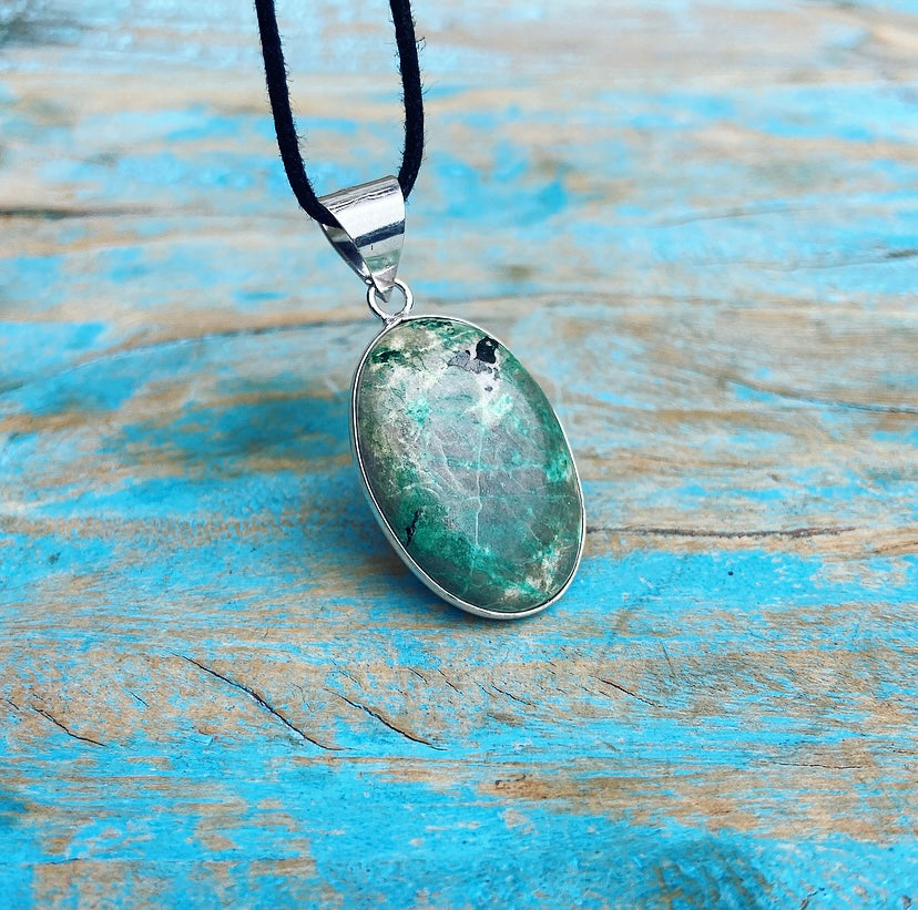 Chrysocolla hanger "ENERGIE DOSEREN"