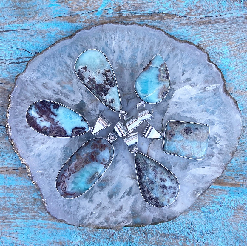 Larimar hanger "De Schat van Atlantis"