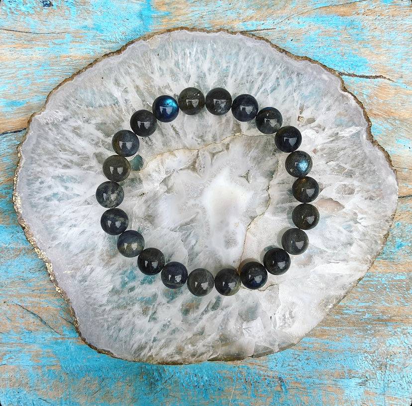 Labradoriet armband "De Dans van Aurora"