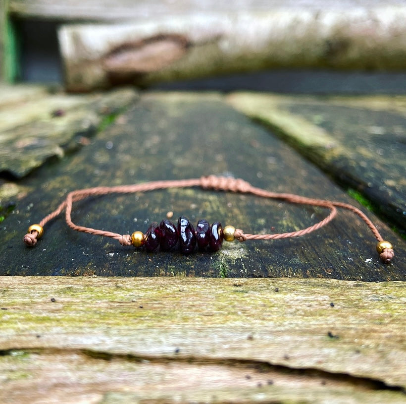 Granaat armbandje "Het komt allemaal goed"