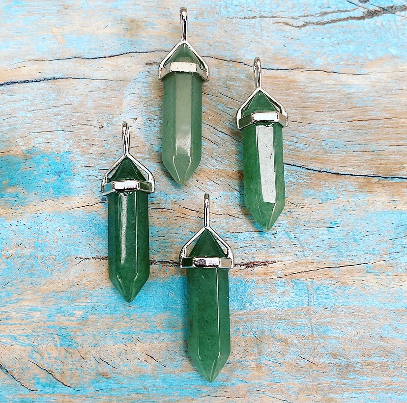 Dubbelpunt Hanger Aventurijn "Optimisme"