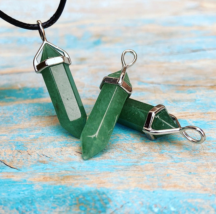 Dubbelpunt Hanger Aventurijn "Optimisme"