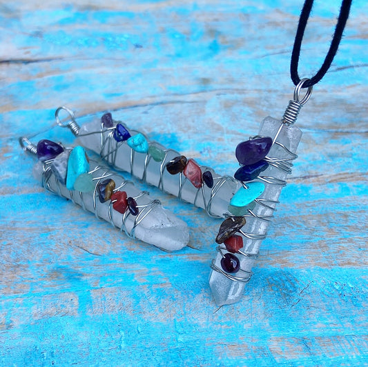 Bergkristal Chakra hanger "Spirituele Energie"