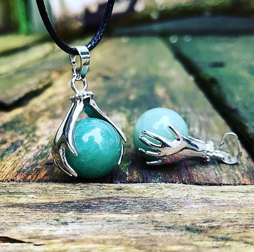 Healing Hands hanger Aventurijn "Positiviteit"