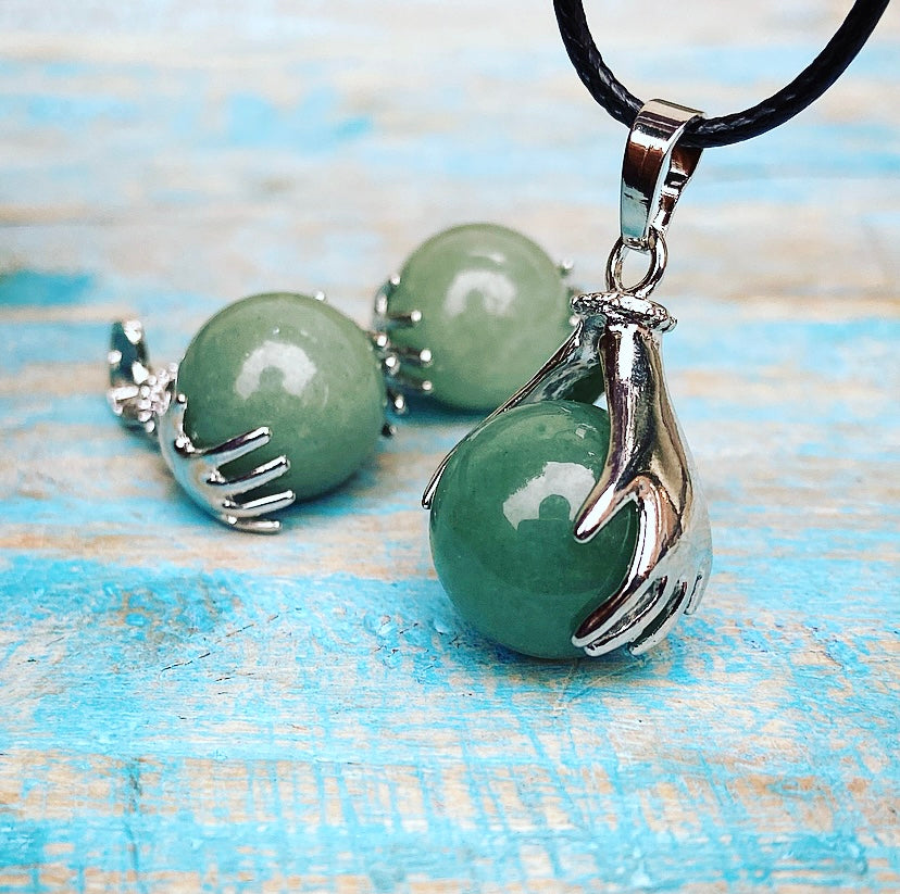 Healing Hands hanger Aventurijn "Positiviteit"