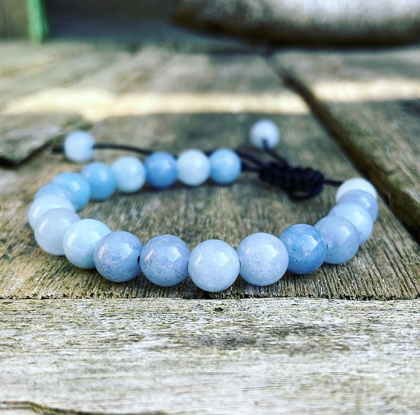 Aquamarijn armband "Helende Krachten"