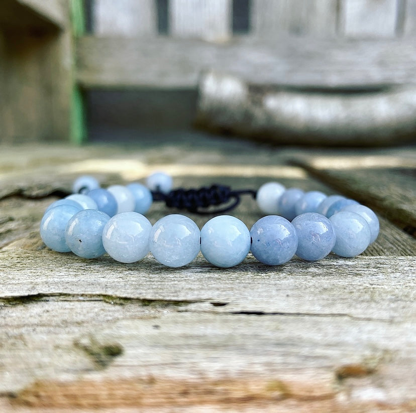 Aquamarijn armband "Helende Krachten"