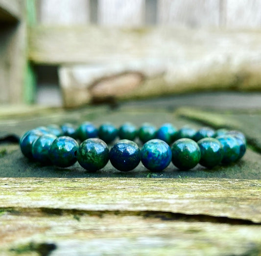 Chrysocolla bracelet "Dosing your energy"