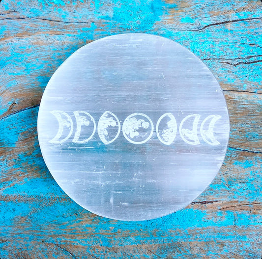 Selenite Charging Disc "Magical Moon Water"