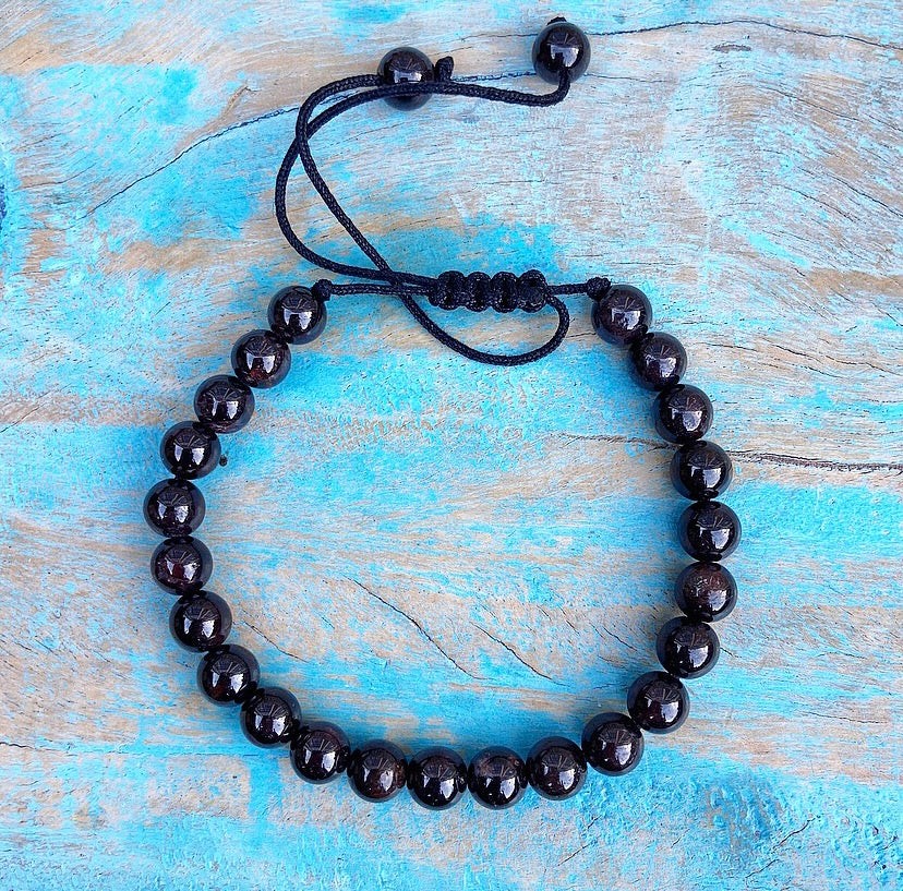 Granaat Armband "Alles Komt Goed"