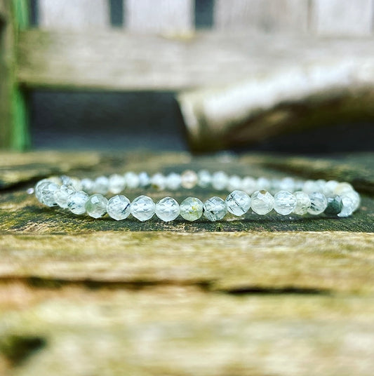 Prehnit-Armband "Folge deinem Gefühl"