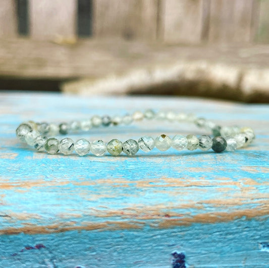 Prehnit-Armband "Folge deinem Gefühl"