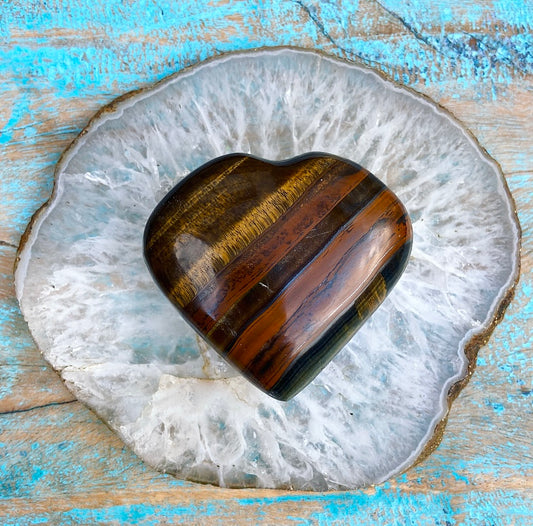 Tijgeroog met tijgerijzer hart "Eigenheid & Kracht"