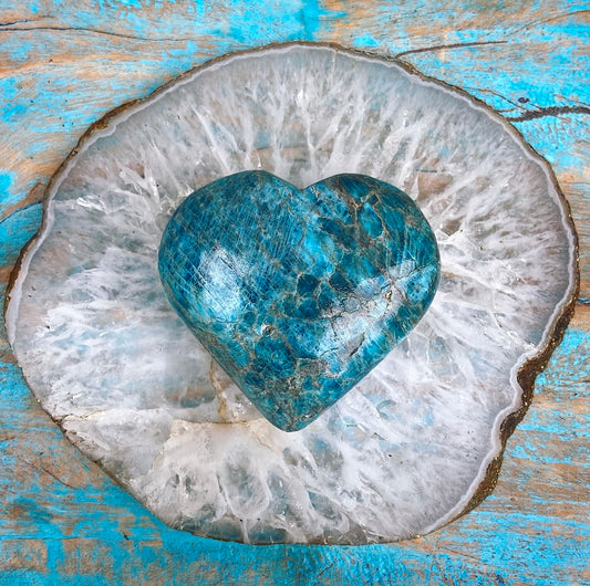 Apatite Heart "Spiritual Guide"