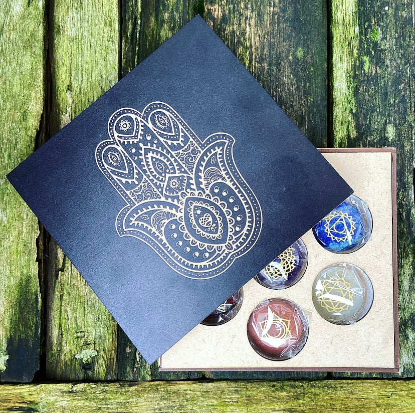 Chakra Edelstenen set "Healing Hand"