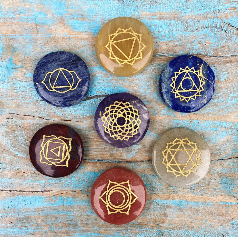 Chakra Edelstenen set "Healing Hand"