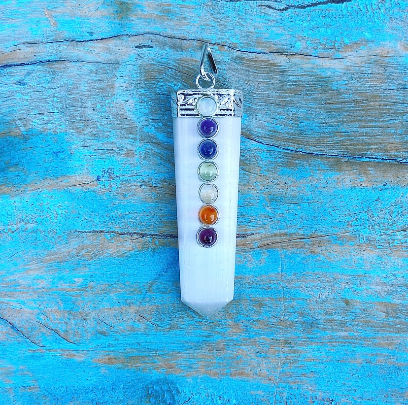 Seleniet Chakra hanger "Kundalini Kracht"