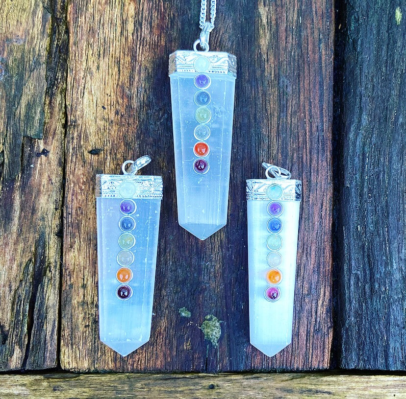 Seleniet Chakra hanger "Kundalini Kracht"