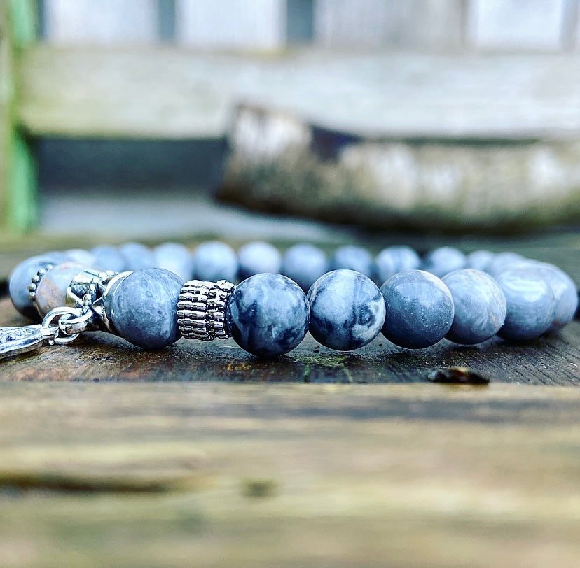 Lucky Charm Armband Picasso Jaspis "Goede Voornemens"