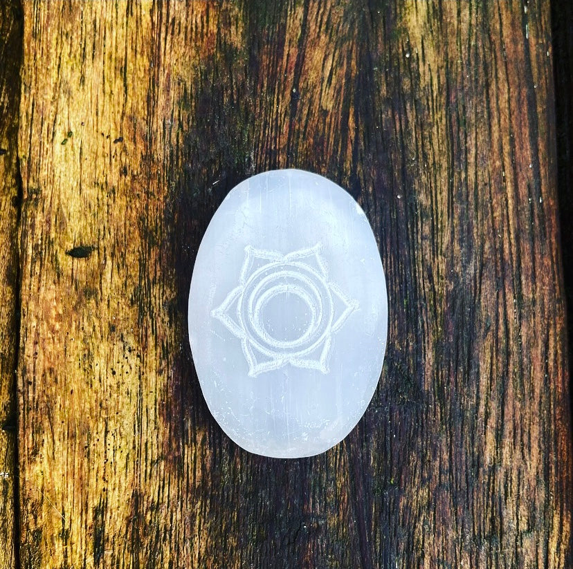 Seleniet Stenen Set "Chakra Power Healing"
