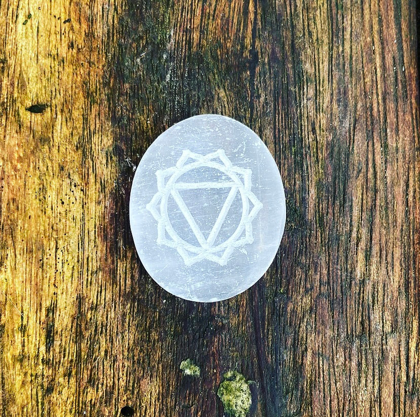 Seleniet Stenen Set "Chakra Power Healing"