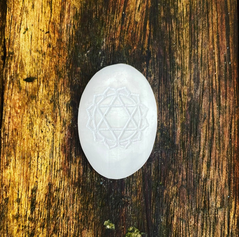 Seleniet Stenen Set "Chakra Power Healing"