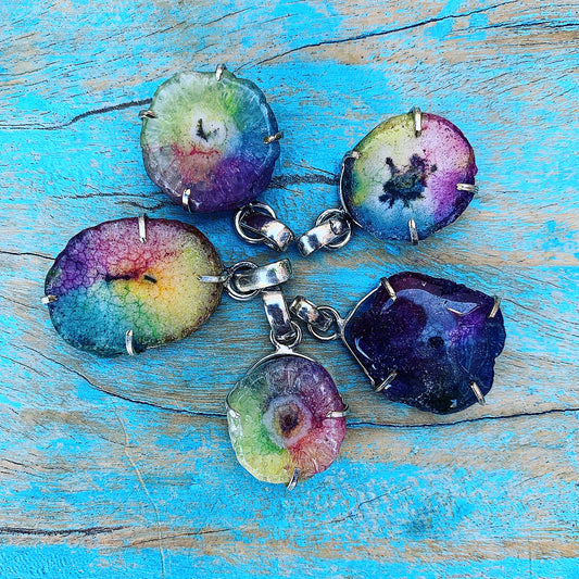 Solar Quartz hanger "Mandala van Oerkracht"