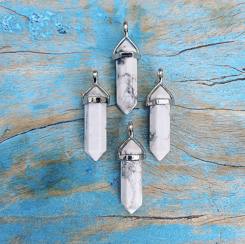 Colon pendant pendant Howlite "Self Care"