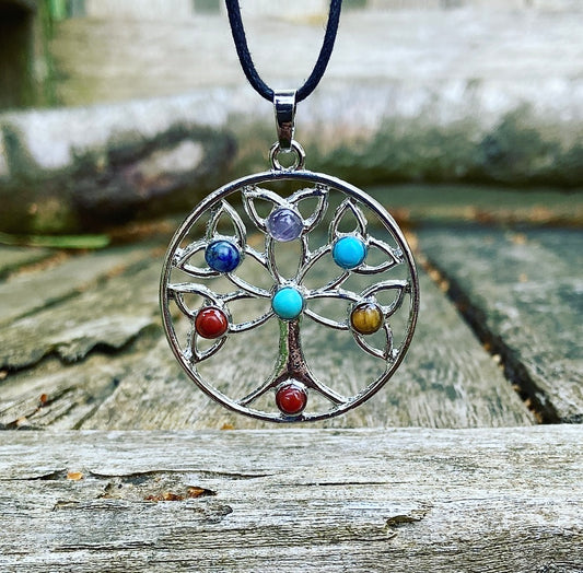 Chakra pendant "The Tree of Life"