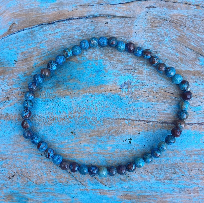 Blauwe Apatiet armbandje "Spirituele Gids"