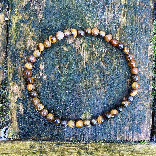 Armbandje Tijgeroog "Durf te stralen"