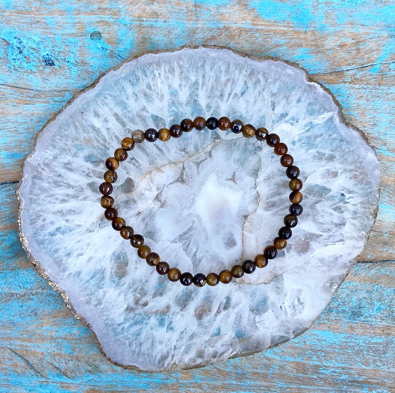 Armbandje Tijgeroog "Durf te stralen"