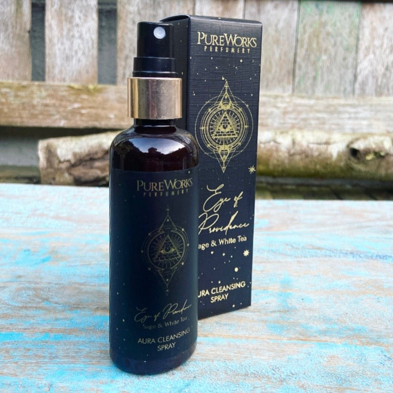 Aura Cleansing spray met salie en witte thee