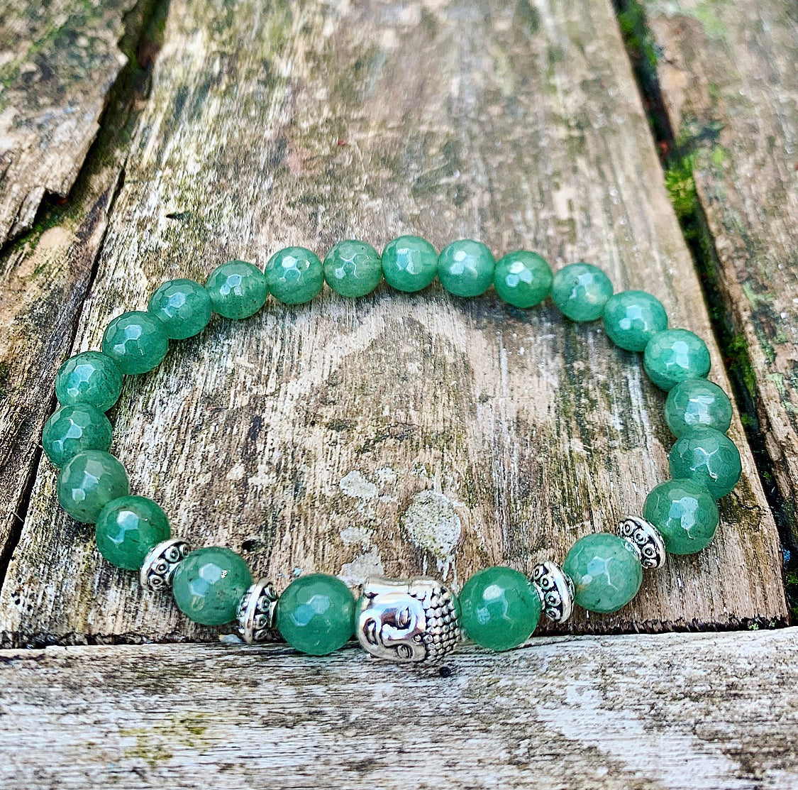 Buddha bracelet aventurine "Positivity"