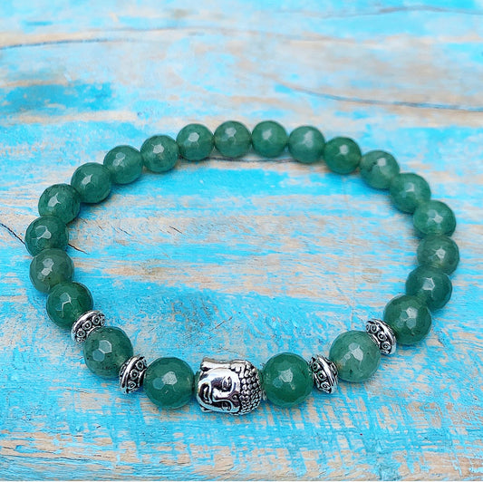 Boeddha armband aventurijn "Positiviteit"