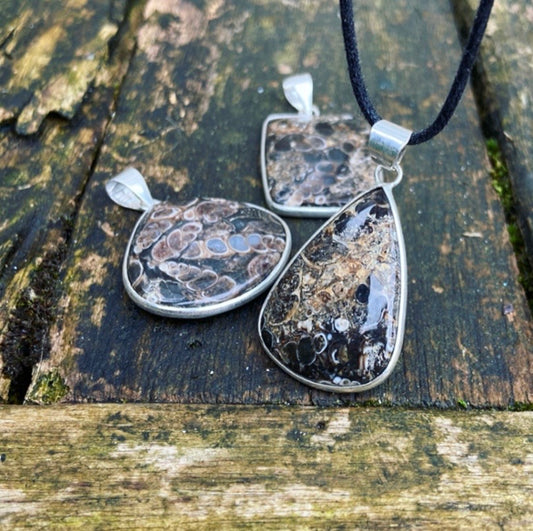 Turitella Agaat hanger "Overgang"