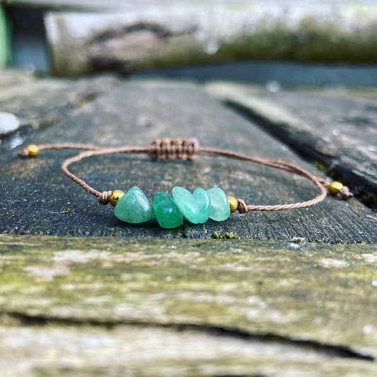 Aventurijn armbandje "Groen Licht"