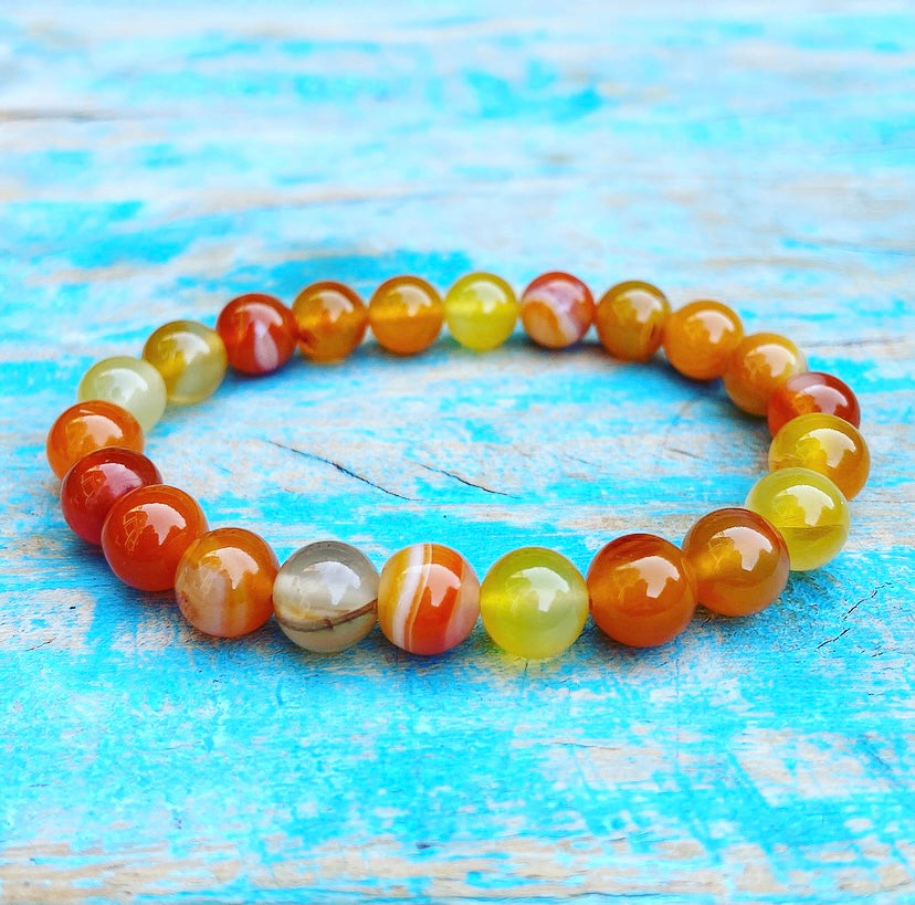 Carnelian Bracelet "I May Be There"