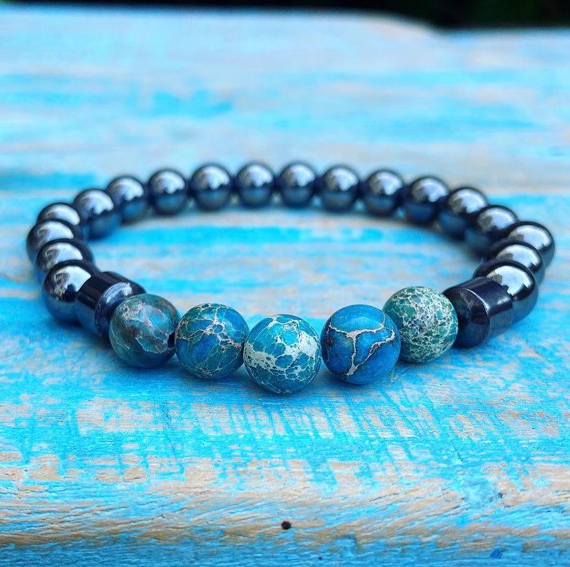 Hematiet Armband "Negatieve Energie Afvoeren"
