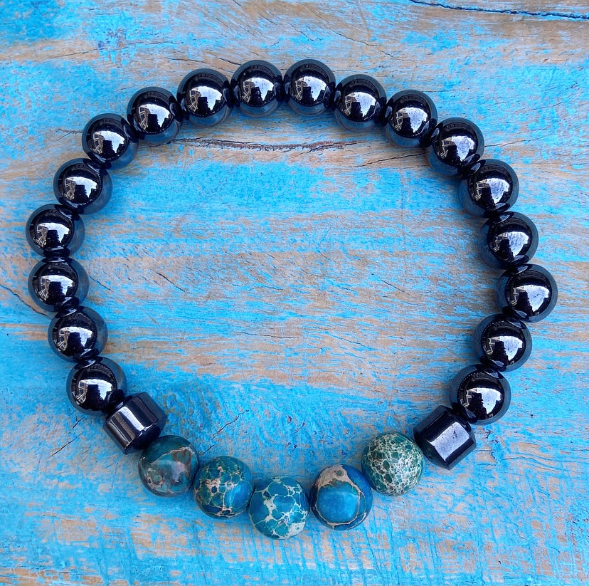 Hematiet Armband "Negatieve Energie Afvoeren"