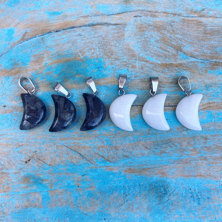 Moon Mood edelsteen hangers