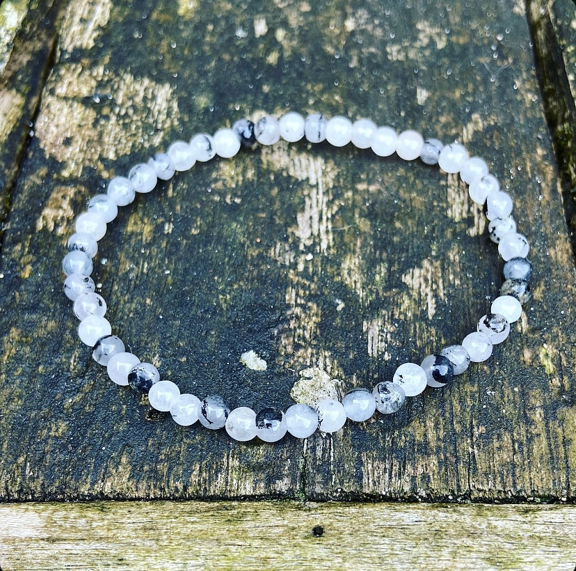Toermalijn Kwarts armbandje "Lichtwerker"