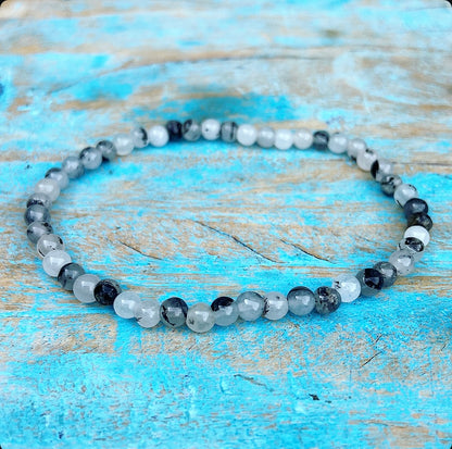 Toermalijn Kwarts armbandje "Lichtwerker"