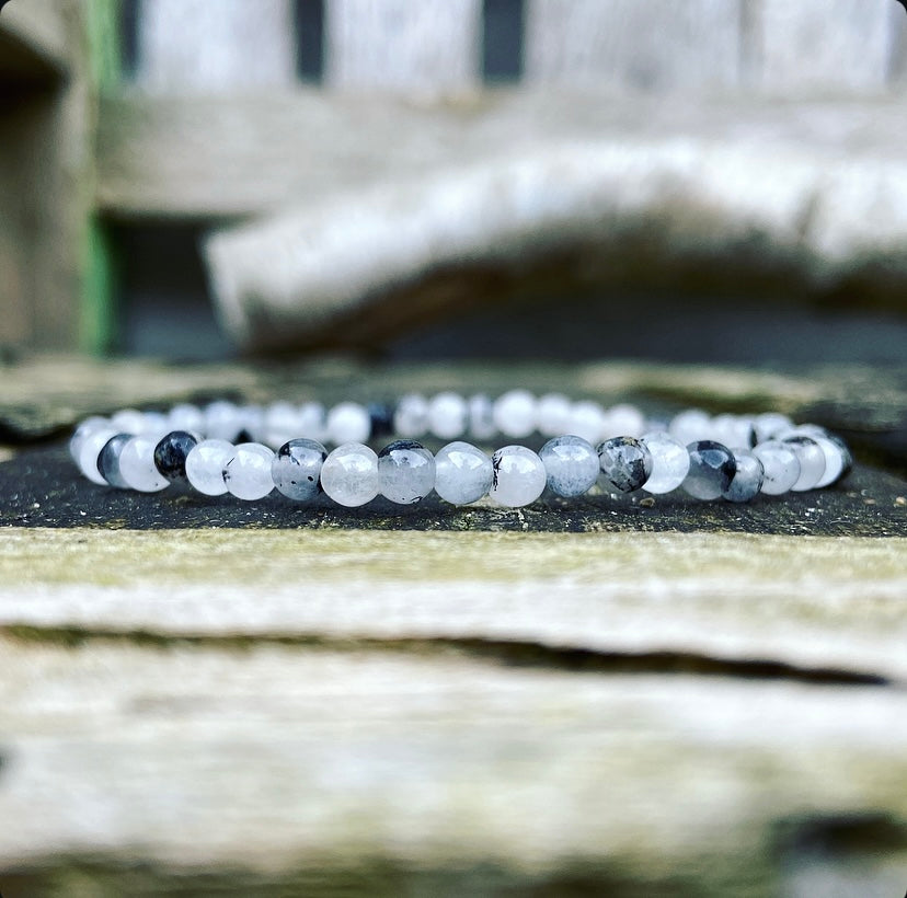 Toermalijn Kwarts armbandje "Lichtwerker"