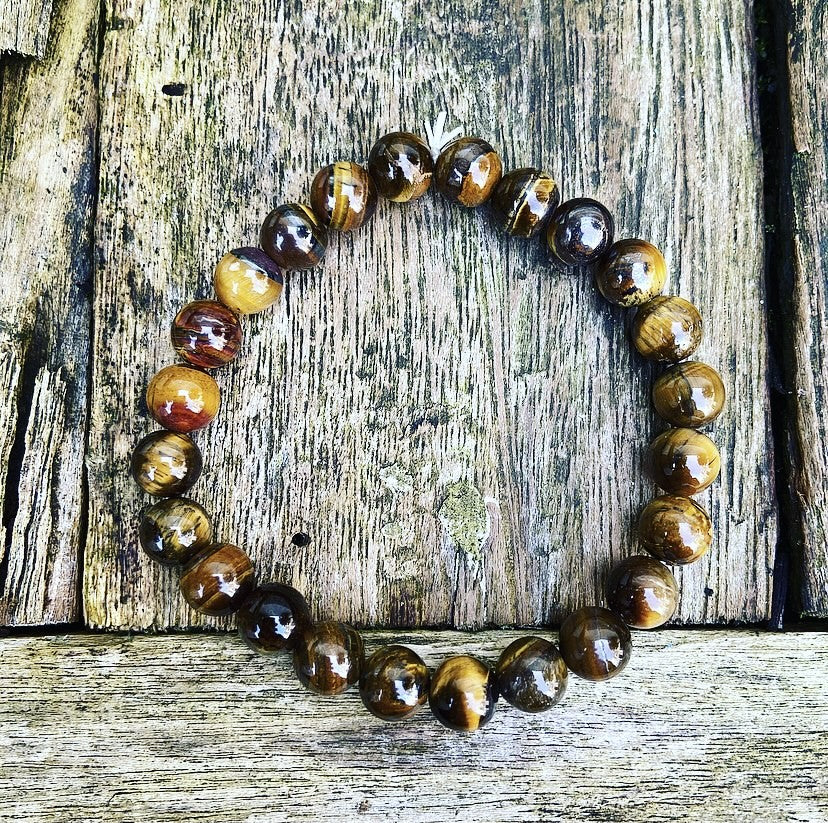 Tiger Eye Bracelet "DARE TO SHINE"