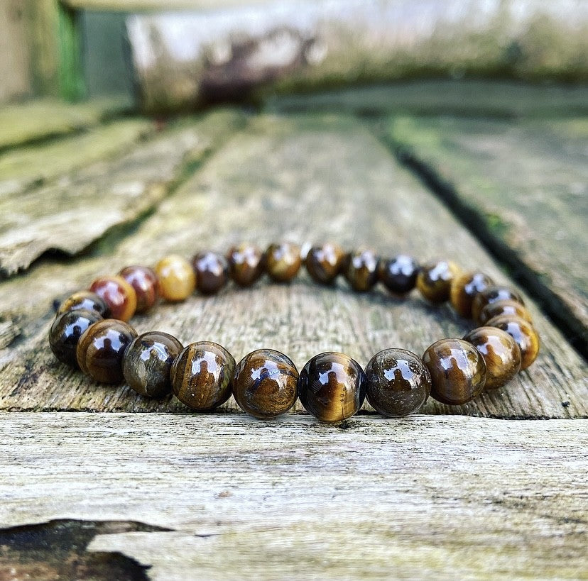 Tiger Eye Bracelet "DARE TO SHINE"