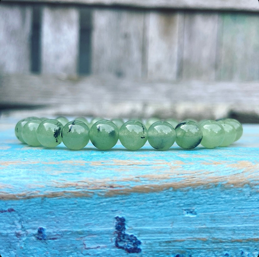 Prehniet armband "Volg je Gevoel"