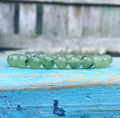 Prehniet armband "Volg je Gevoel"